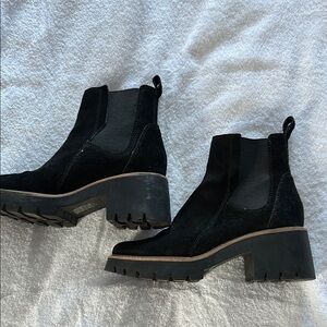 Dolce Vita Black Ankle Boots